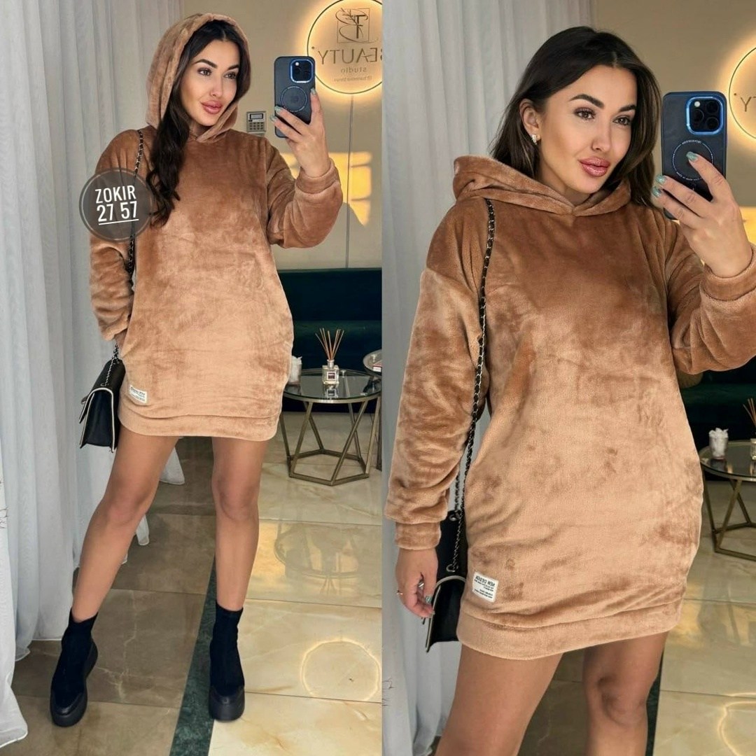 платье с капюшоном теплое,туника женская с капюшоном,платье с капюшоном,платье худи с капюшоном,платье худи теплое