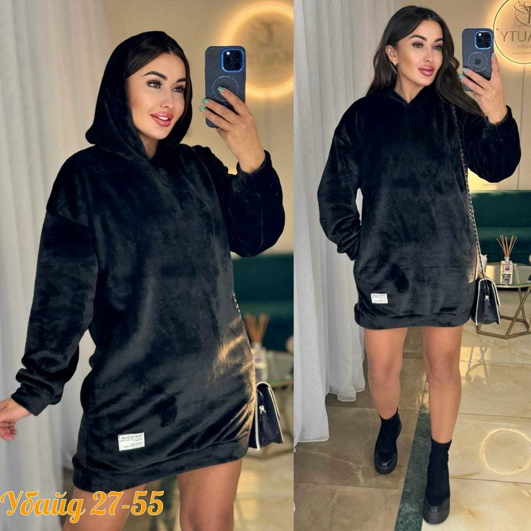 платье с капюшоном теплое,туника женская с капюшоном,платье с капюшоном,платье худи теплое,платье худи с капюшоном