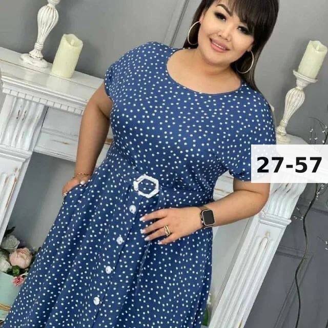 платье женское праздничное в горошек больших,женские платья больших размеров,платье женское, размер 58,женское платье в горошек,стильное платье большие размеры