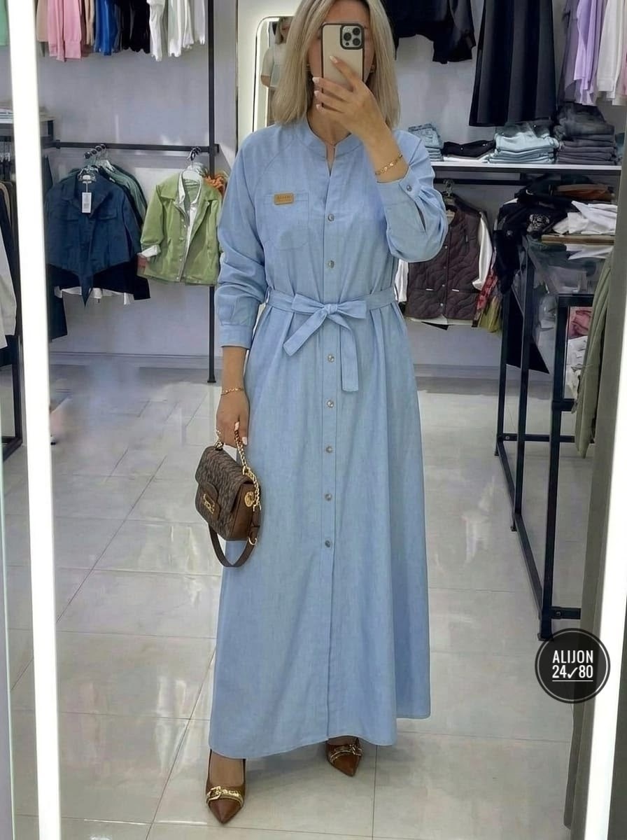 джинсовое платье,платье женское джинсовое,платье,женские длинные платья,джинсовое платье сарафан миди style spark цвет деним голубой