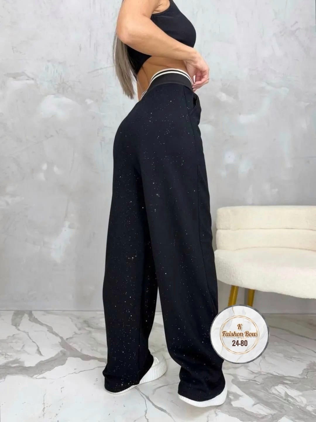 спортивные брюки женские,широкие брюки с люрексом,штаны палаццо женские утепленные с люрексом,брюки палаццо,спортивные женские штаны