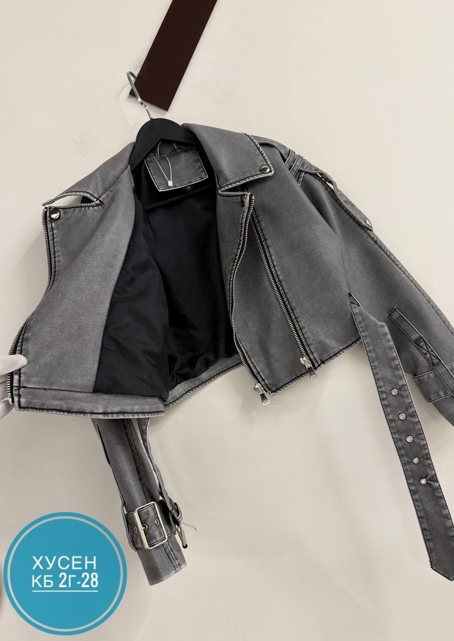 куртка косуха,куртка косуха женская,кожаная куртка косуха,женская косуха,кожаная куртка косуха janna banana цвет серый