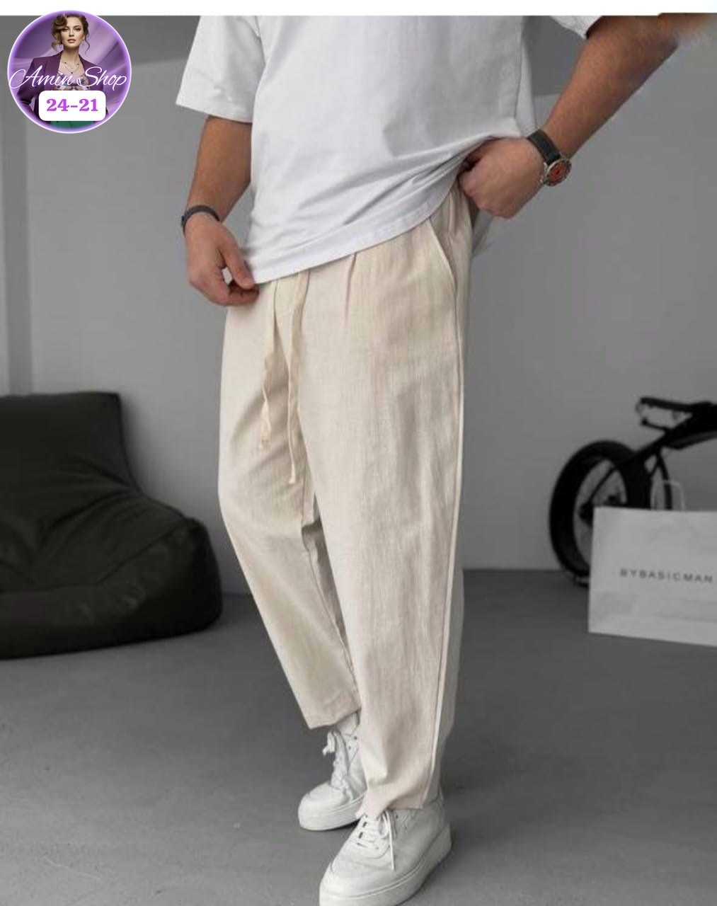 брюки льняные мужские,штаны льняные мужские,широкие льняные штаны мужские,летние брюки мужские,льняные брюки