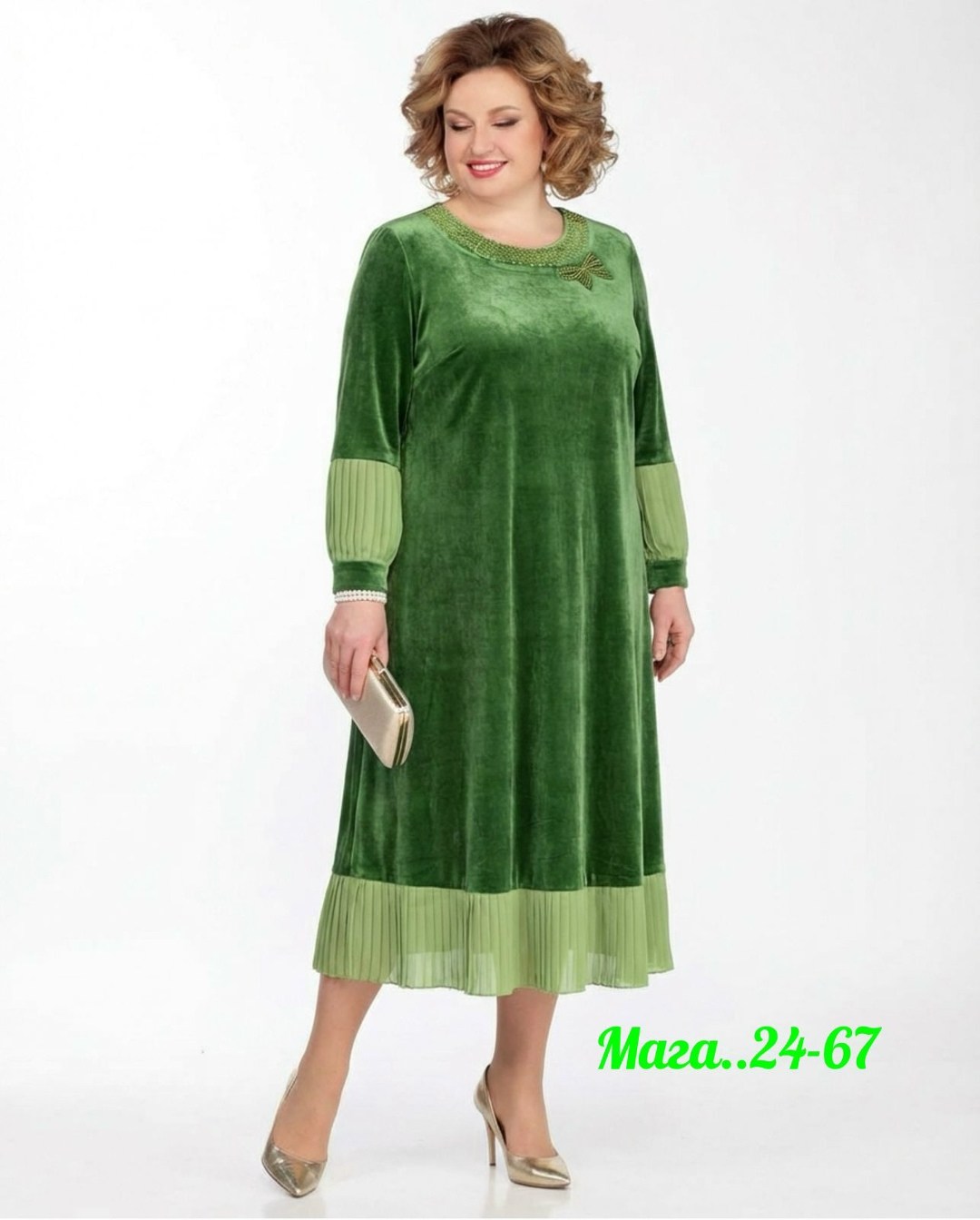 нарядное платье,женские платья больших размеров,платья велюр,платья для полных женщин,платье из велюра для полных