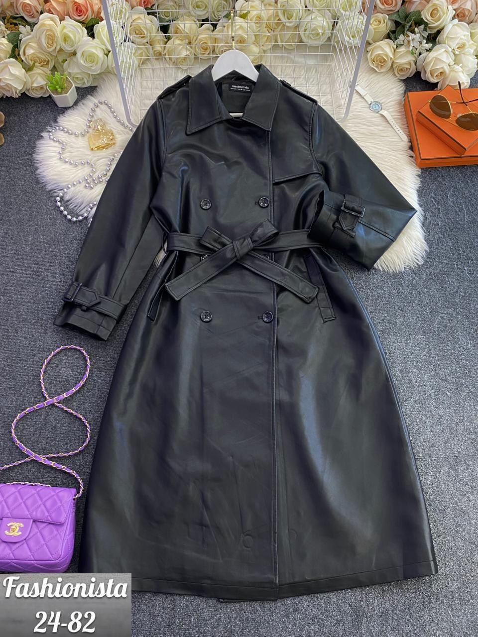плащ кожаный тренч,кожаный плащ женский 2026,женский кожаный плащ,кожаный плащ,тренч кожаный