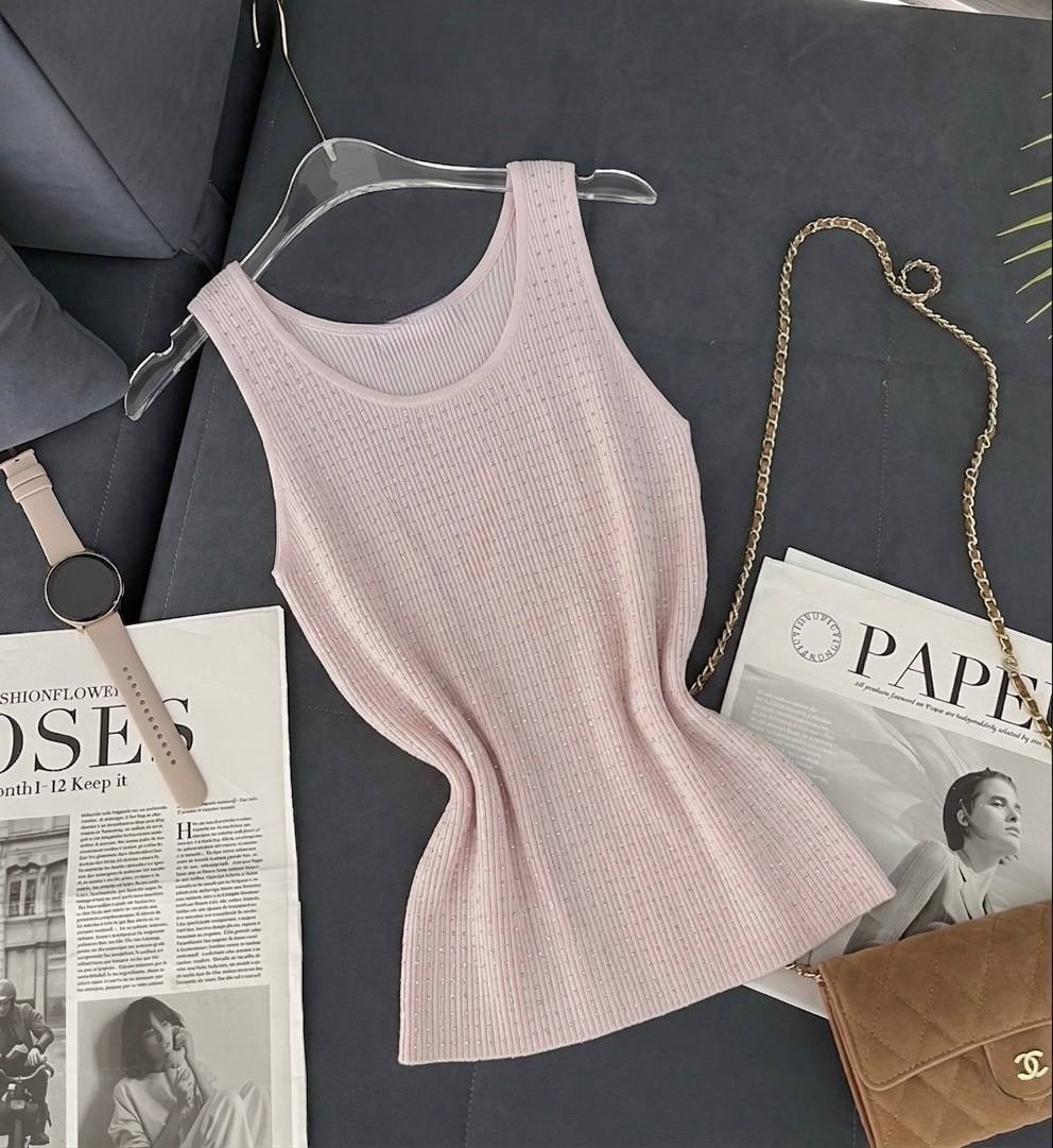 майка со стразами,женская майка,блестящий топ майка со стразами,топ для женщин,топик женский