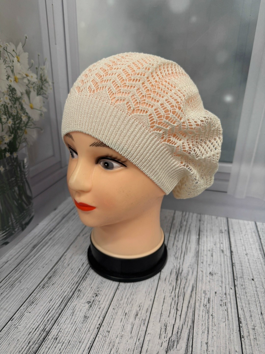 шапка для женщин,шапка платок,женская шапка,берет летний,женский берет