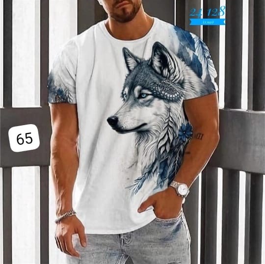 мужская футболка с принтом волка,футболки мужские,футболки с принтом волка для мужчин,футболка мужская повседневная с 3d-принтом и рисунком волка,футболка с рисунком волка