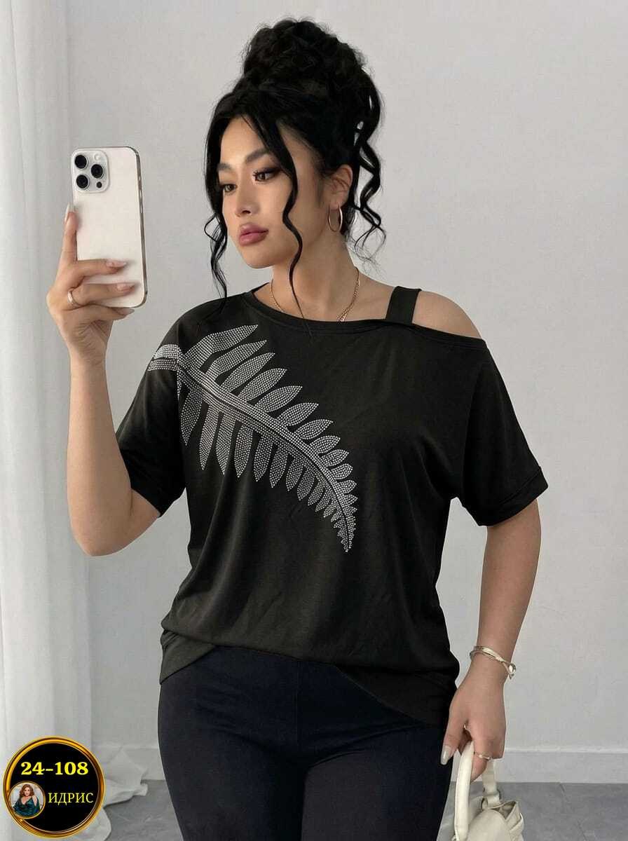 футболки женские больших размеров,футболки женская,футболка со стразами,женская кофта,