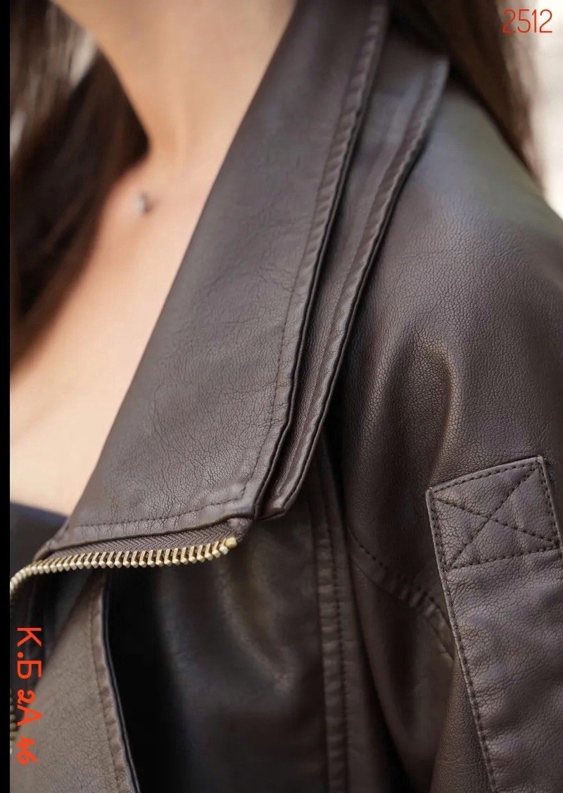 косуха коричневая куртка удлиненная оверсайз moodway,куртка бомбер кожаная оверсайз,куртка стильная,женская кожаная куртка,куртка бомбер