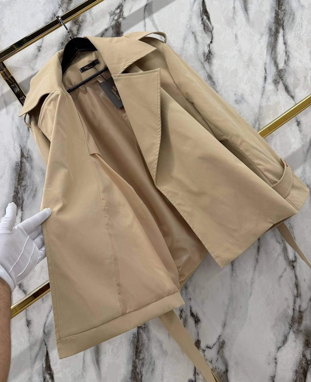 тренч женский,бежевый тренч,тренч,плащ тренч женский,тренч короткий