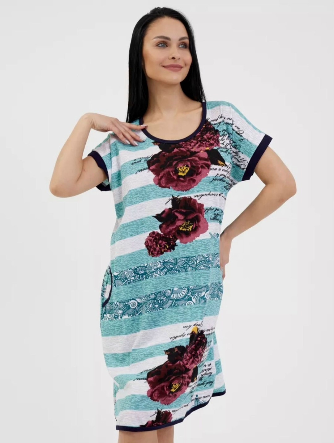 домашняя туника,туника домашняя из хлопка,туника трикотаж серая,туника женская,туника трикотажная