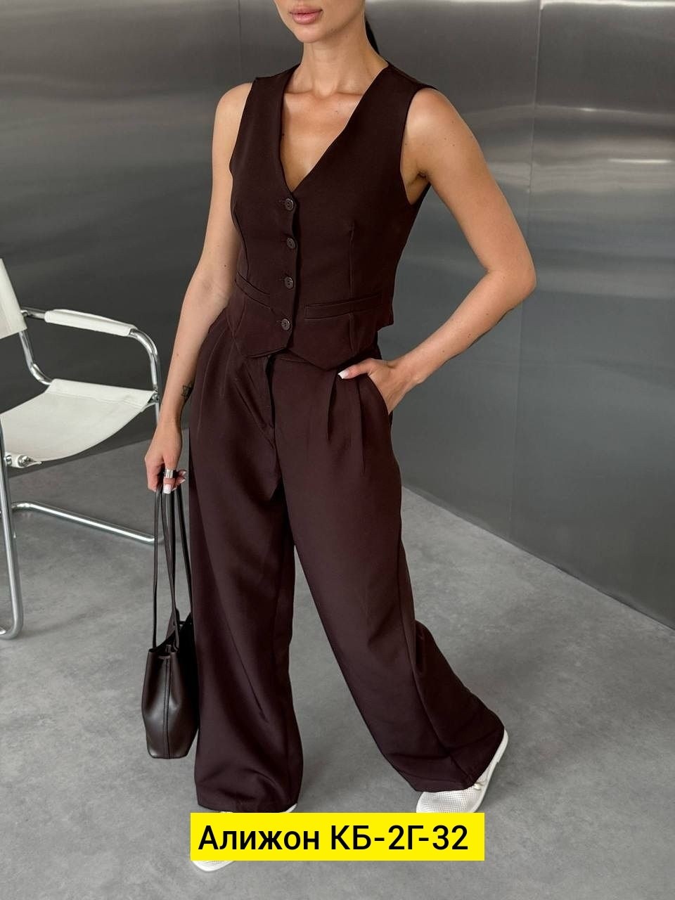брючный костюм,брючный костюм с жилетом,брючный костюм с жилеткой,брючные костюмы женские,женский костюм брюки палаццо