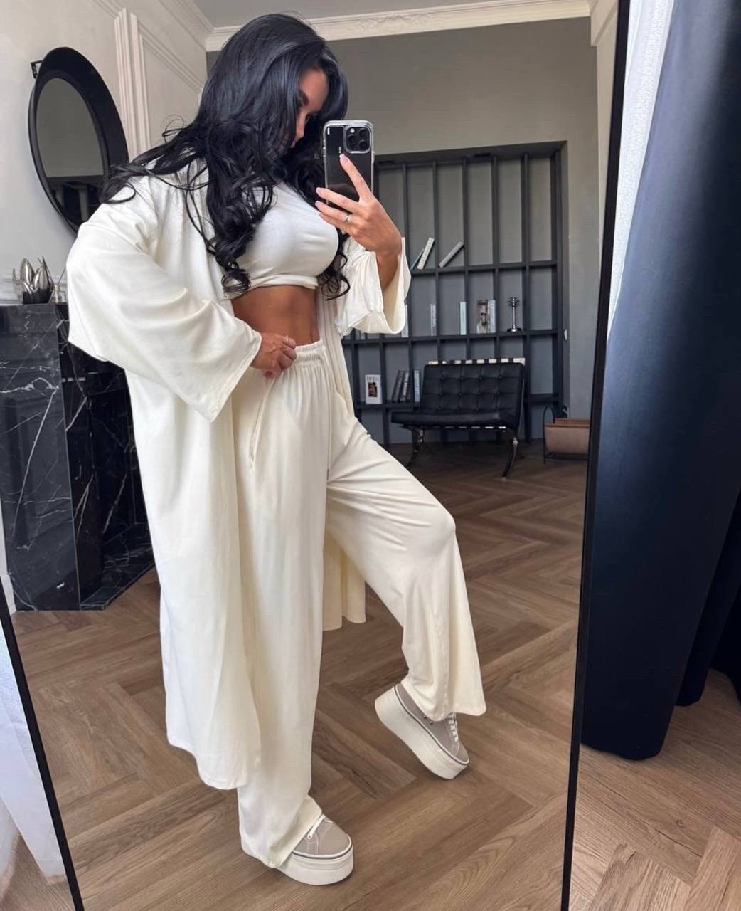 костюм тройка женский,костюм с брюками палаццо,костюм тройка женский летний,костюм тройка с кардиганом,костюм тройка с брюками