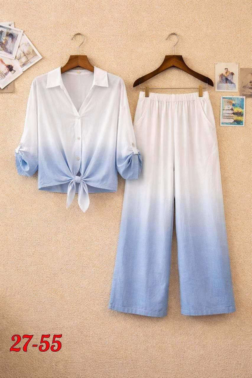 костюм женский,летние костюмы,костюм брючный,костюм женский из хлопка