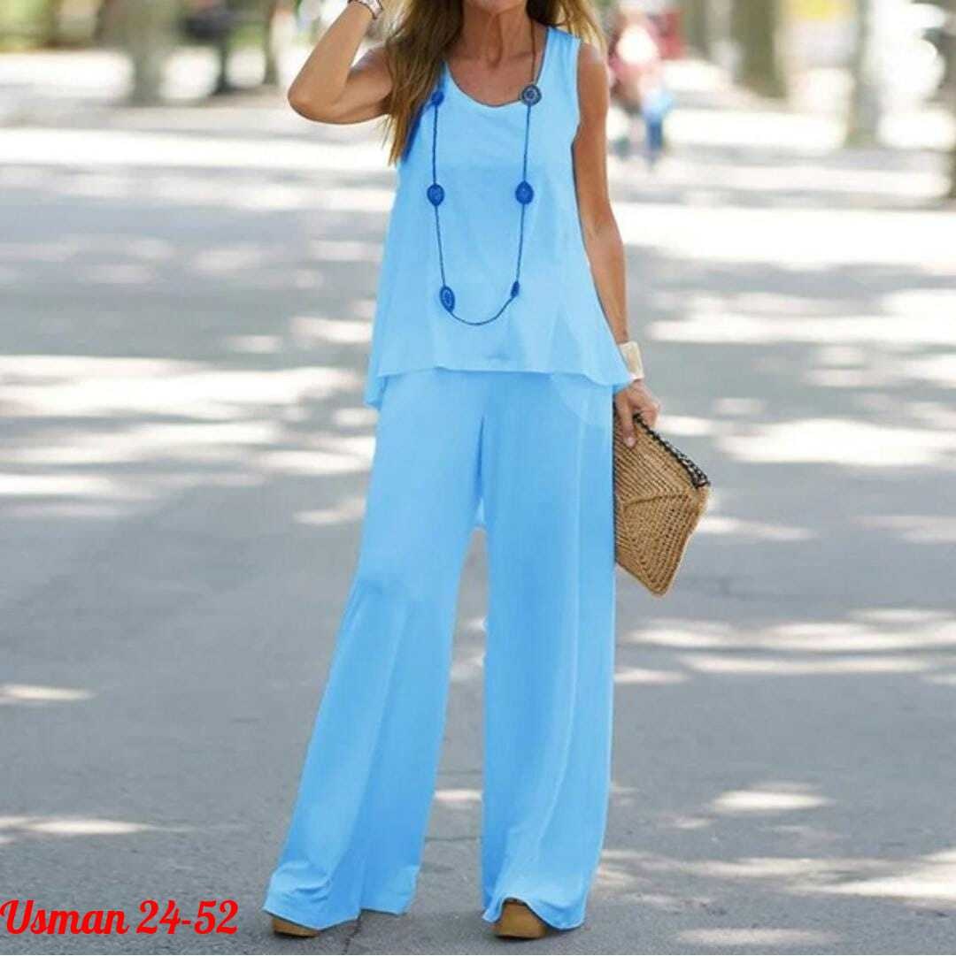 летний брючный костюм,костюм с брюками,брюки комплект,широкие брюки,летние костюмы
