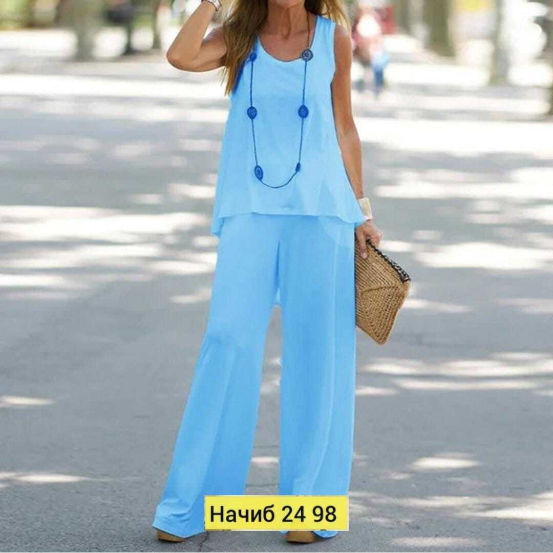 женские летние костюмы,женские брючные костюмы,брюки с широкими штанинами,летние костюмы,широкие брюки