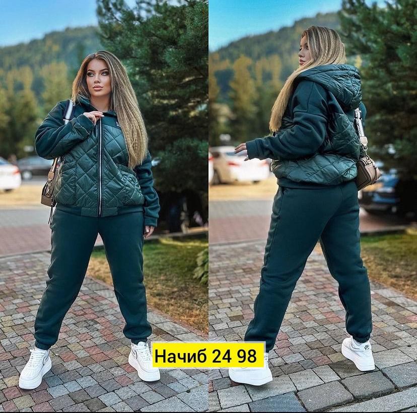 женский костюм двойка ткань синтепон+флис,костюм спортивный женский,костюм теплый,куртка 52 женская,cпортивный костюм теплый женский