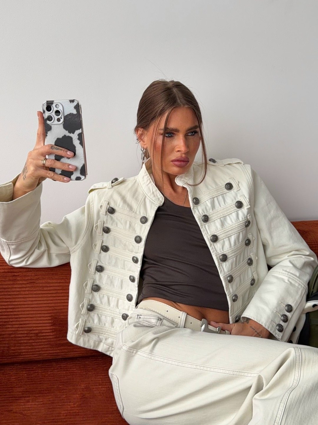 balmain пиджак в стиле милитари,куртка в стиле милитари,белый жакет милитари женский,пиджак balmain (в 6008),гусарский пиджак