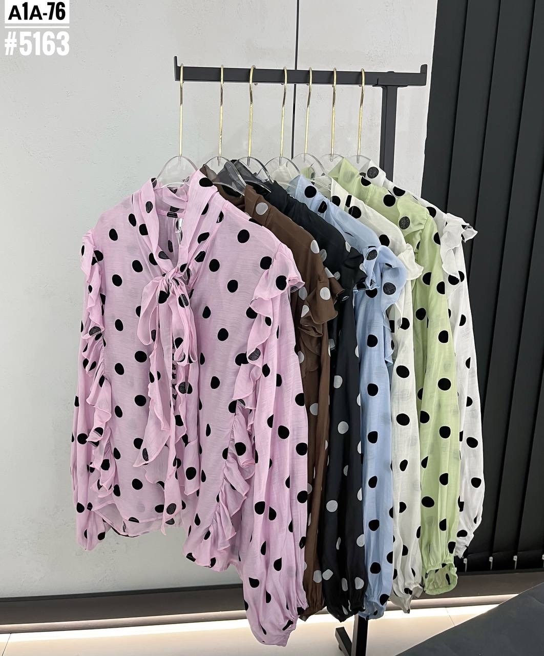 шифоновая блузка в горошек,блузка в горошек,рубашка женская с длинным рукавом ретро блузка в горошек с завязкой и бантом,блузка женская шифоновая,блузка с оборками