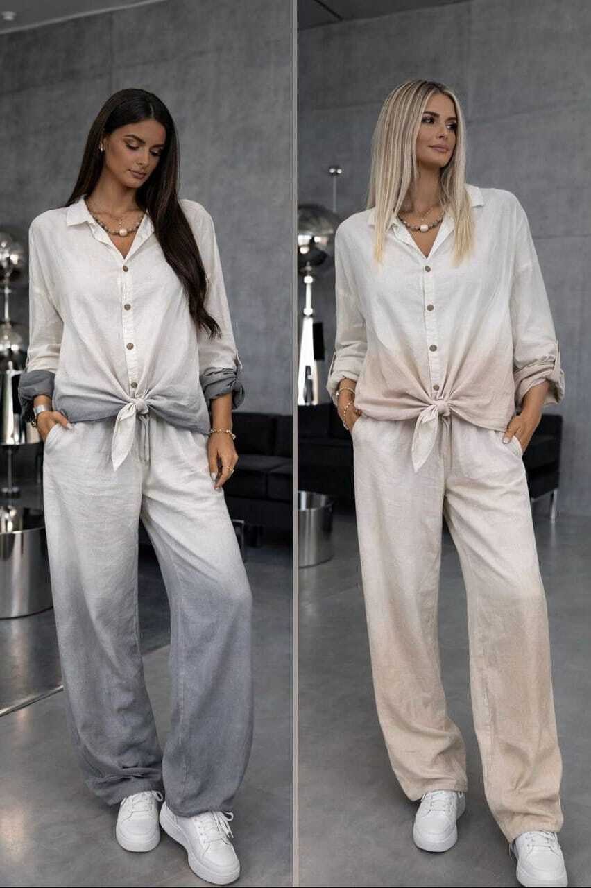 повседневная рубашка,широкие брюки,рубашка модная,брюки классические