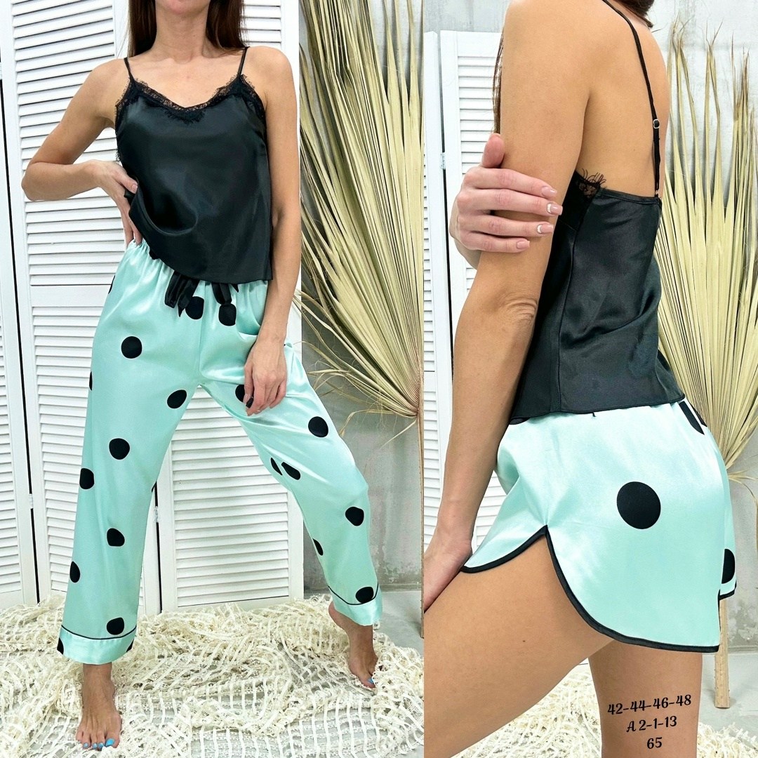 пижама женская тройка,пижама тройка со штанами,пижама тройка,пижама тройка женская шелковая,пижама женская