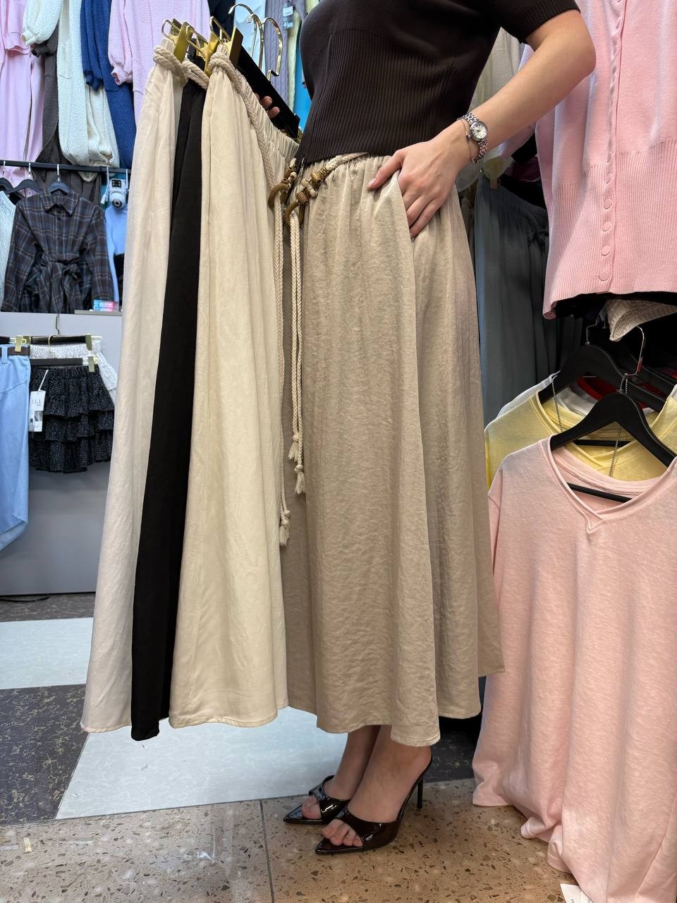 длинная юбка,юбка,льняная юбка,юбка миди,женская длинная юбка