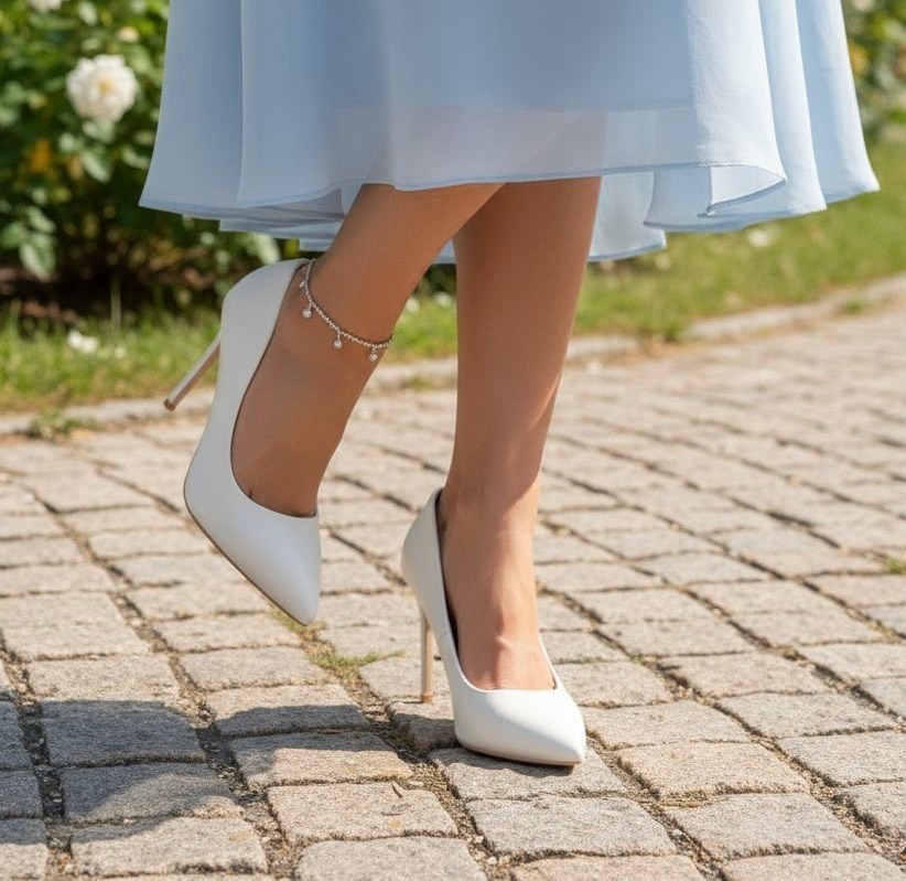 женские свадебные туфли,белые туфли,белые лодочки туфли,на высоких каблуках,туфли на каблуках