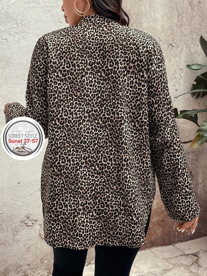 рубашка из леопардовой ткани,рубашка леопардовая k118a258,шифоновая блузка леопардовая,рубашка леопардовая,рубашка с леопардовым принтом