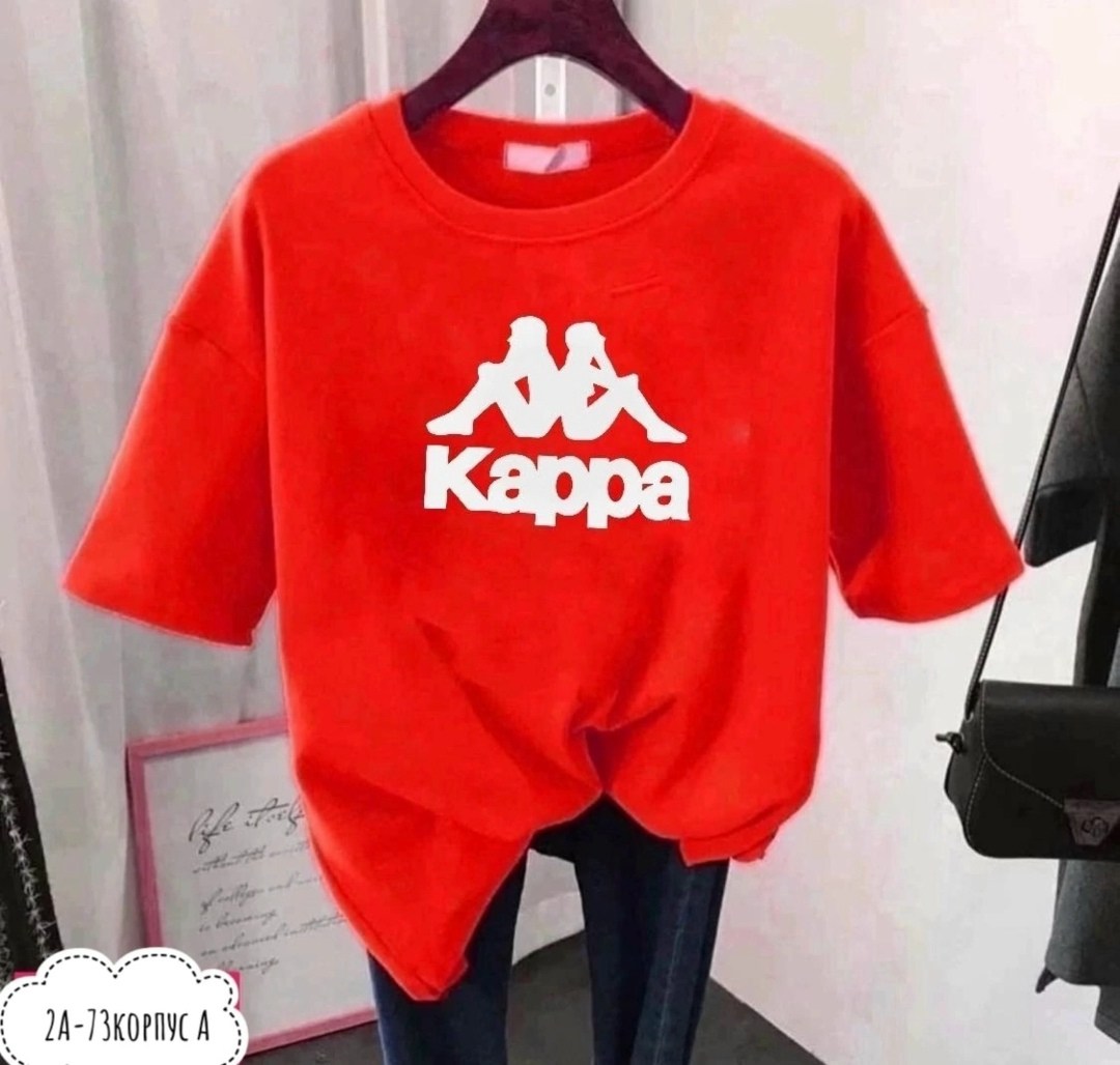 футболки женская,футболка женская kappa,футболка каппа женская бирюзовая,футболка каппа бирюзовая,футболки оверсайз женские