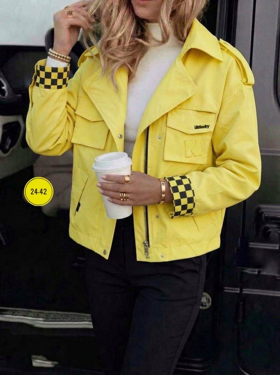 женская куртка,куртка модная,куртка желтая,куртка,легкая куртка