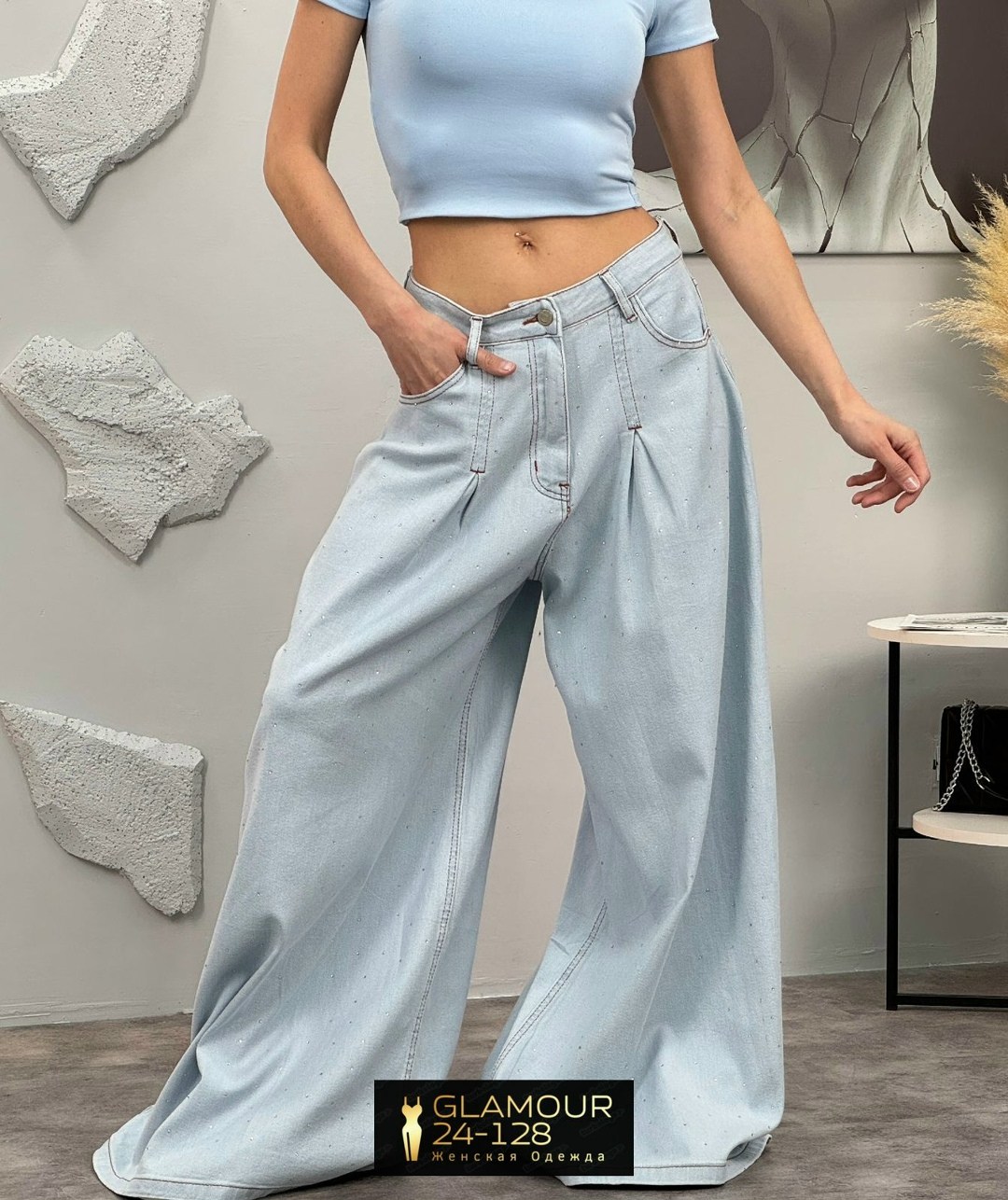 джинсовые широкие брюки,женские джинсы,женские широкие джинсы,джинсы женские с широкими штанинами,джинсы широкие