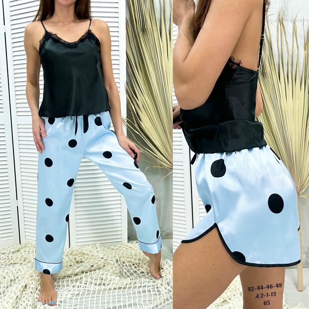 пижама женская тройка,пижама тройка со штанами,пижама тройка,пижама тройка женская шелковая,пижама женская