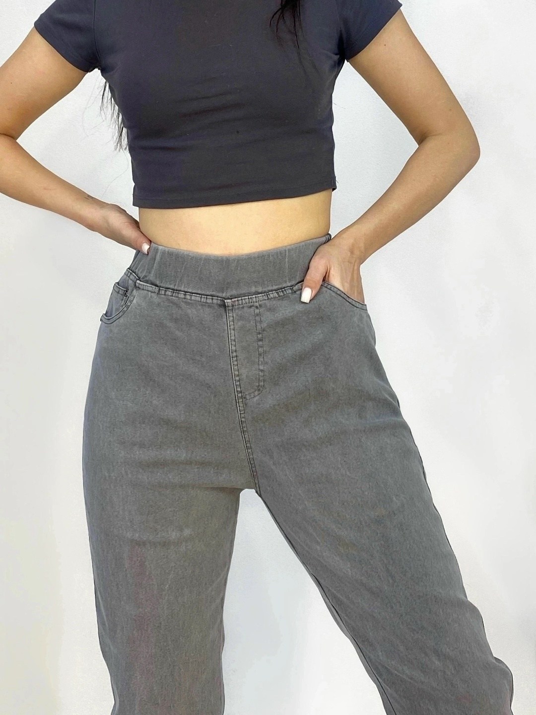 джеггинсы брюки,джинсы женские,джинсы баллоны женские,джинсы женские серые,джинсы серый графит мом фит