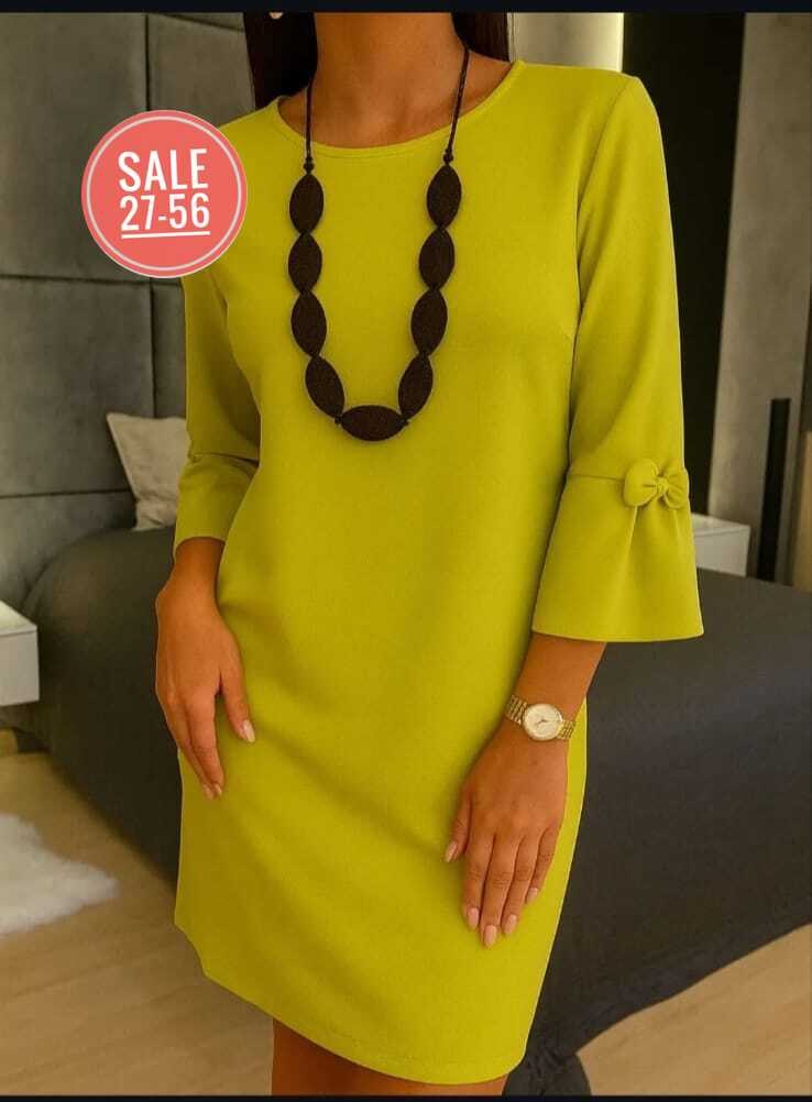 платье асолия 2590 зеленый в размере 52-56,платье прямое,платье,модное платье,платье кокетка и к