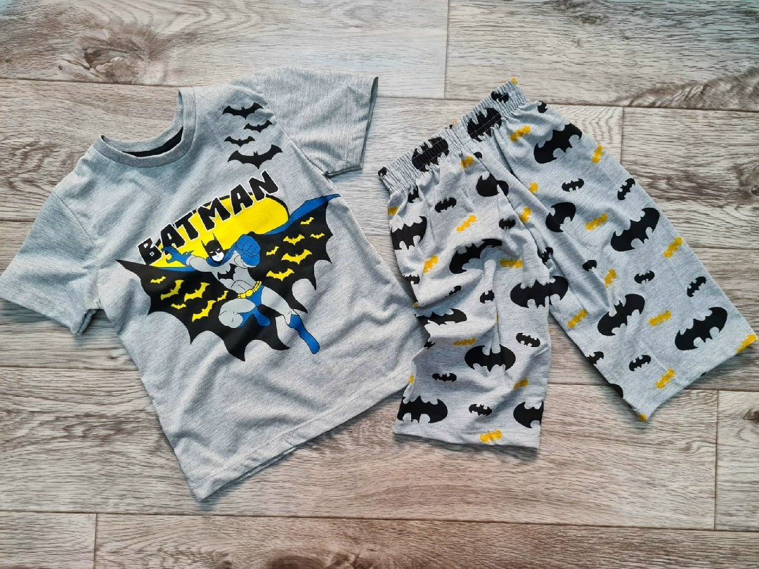пижама детская для мальчиков,пижама для мальчика,пижама с бэтменом для мальчика,пижама для мальчика со штанами,пижама бэтмен для мальчика