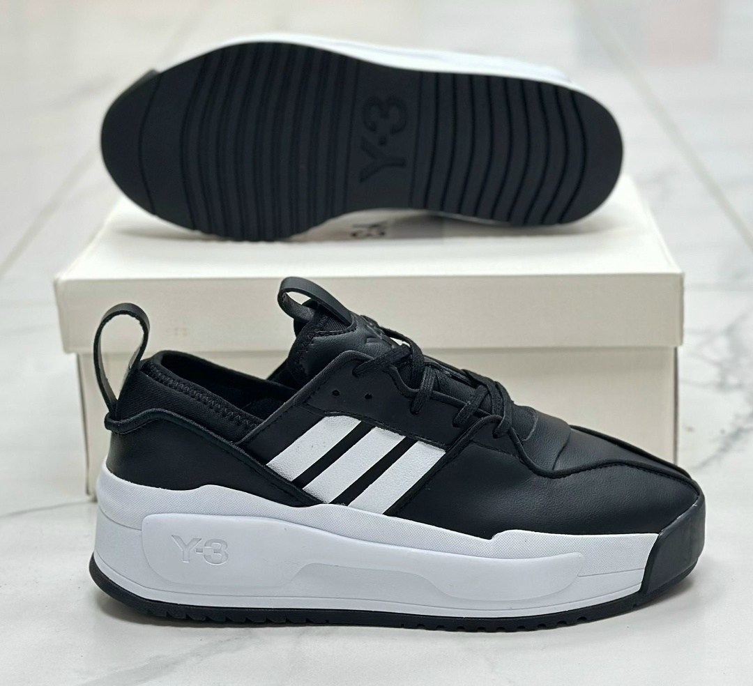 кроссовки adidas,,кроссовки мужские adidas,кроссовки adidas y-3 rivalry black off white черный,кроссовки adidas y-3 rivalry black off white