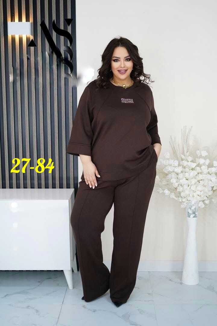 костюм женский,повседневный костюм,спортивные костюмы женские,женский костюм двойка футболка/штаны nobilitas голубой (l размер),костюм синий