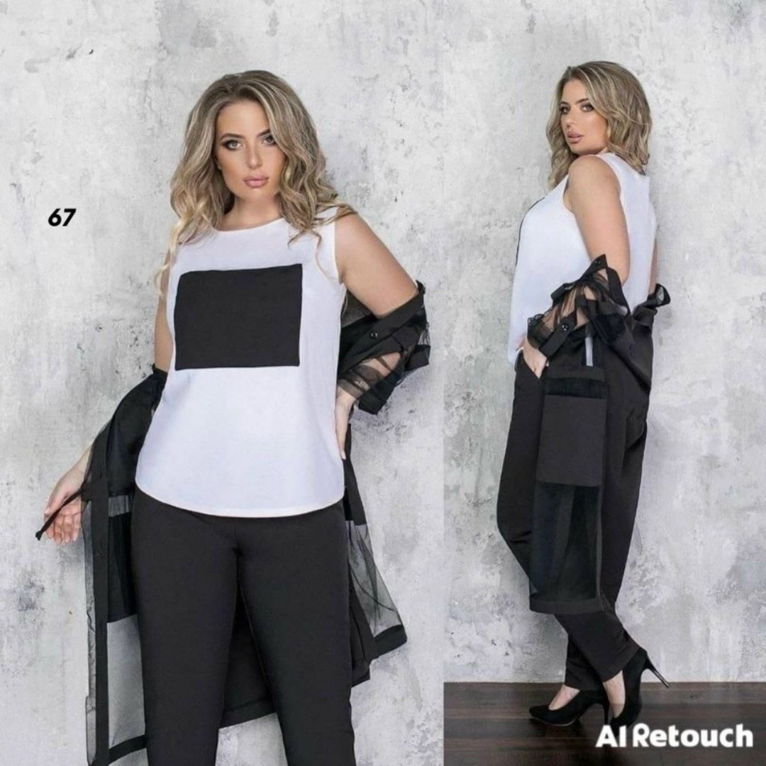 брючный костюм из прошвы,брючный костюм тройка,женские костюмы больших размеров,костюм женский тройка,костюм двойка женская