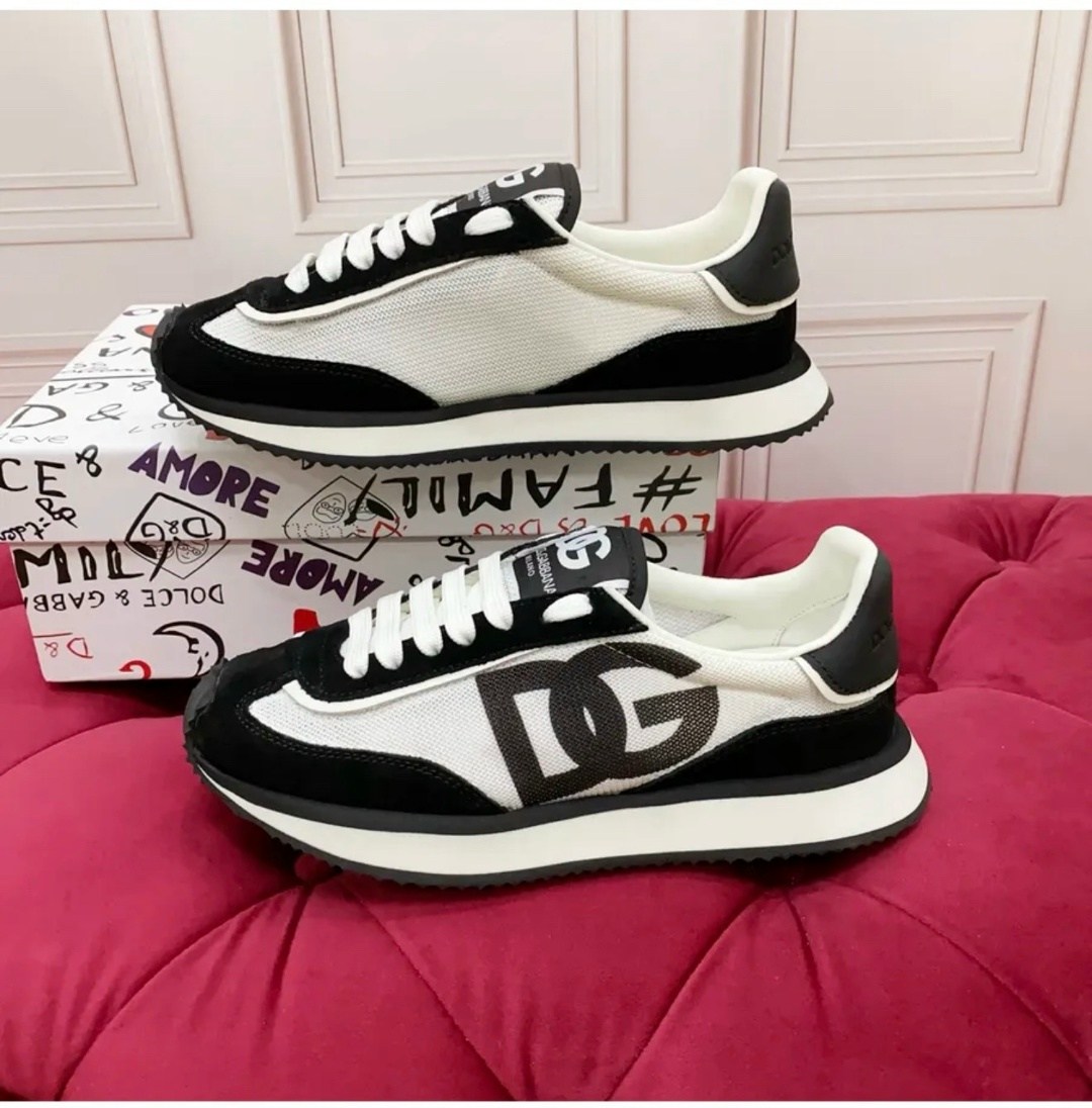 кроссовки мужские dolce gabbana,кроссовки dolce&gabbana,,кроссовки dolce&gabbana черный белый размер 41 ru,кроссовки от дольче габбана модель: cushion