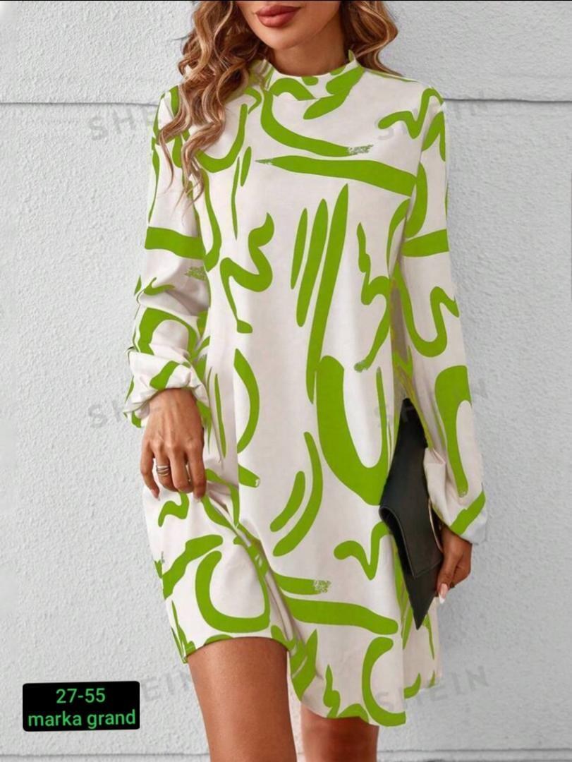 женское платье с принтом,женское платье с рукавами,платье женской,платье с длинным рукавом и принтом для женщин,платье туника