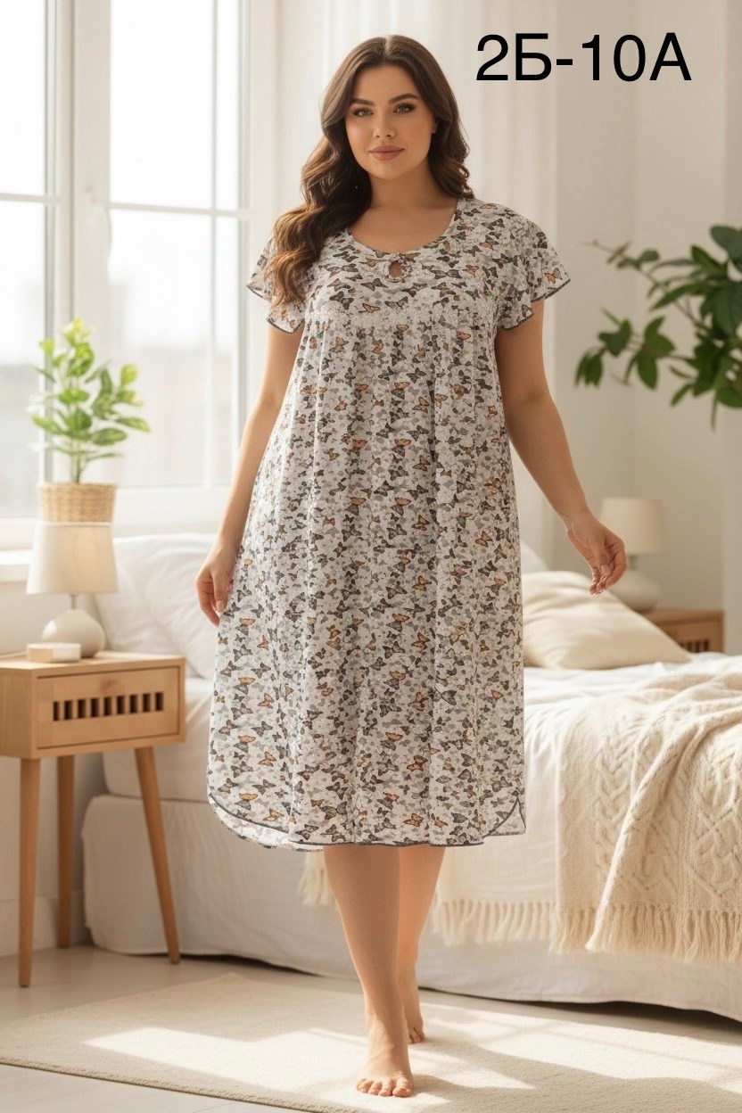 ночная сорочка,сорочка ночная женская,ночная сорочка modellini,сорочка женская,женская ночная сорочка из хлопка