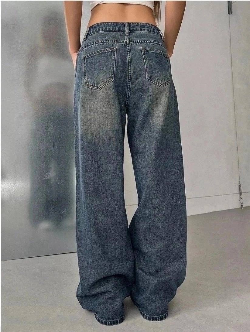 широкие джинсы,джинсы повседневные,прямые джинсы mari с завышенной талией ag jeans синий,женские джинсы,джинсы женские широкие