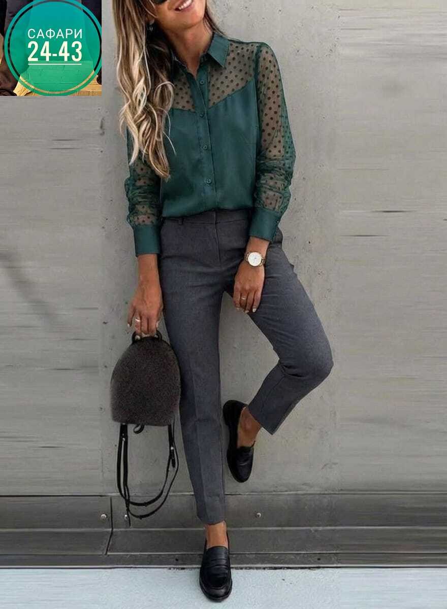 женская блузка,блузки женские 2026,блузка на кнопках женская,рубашка с брюками женские 2026,рубашка блузка