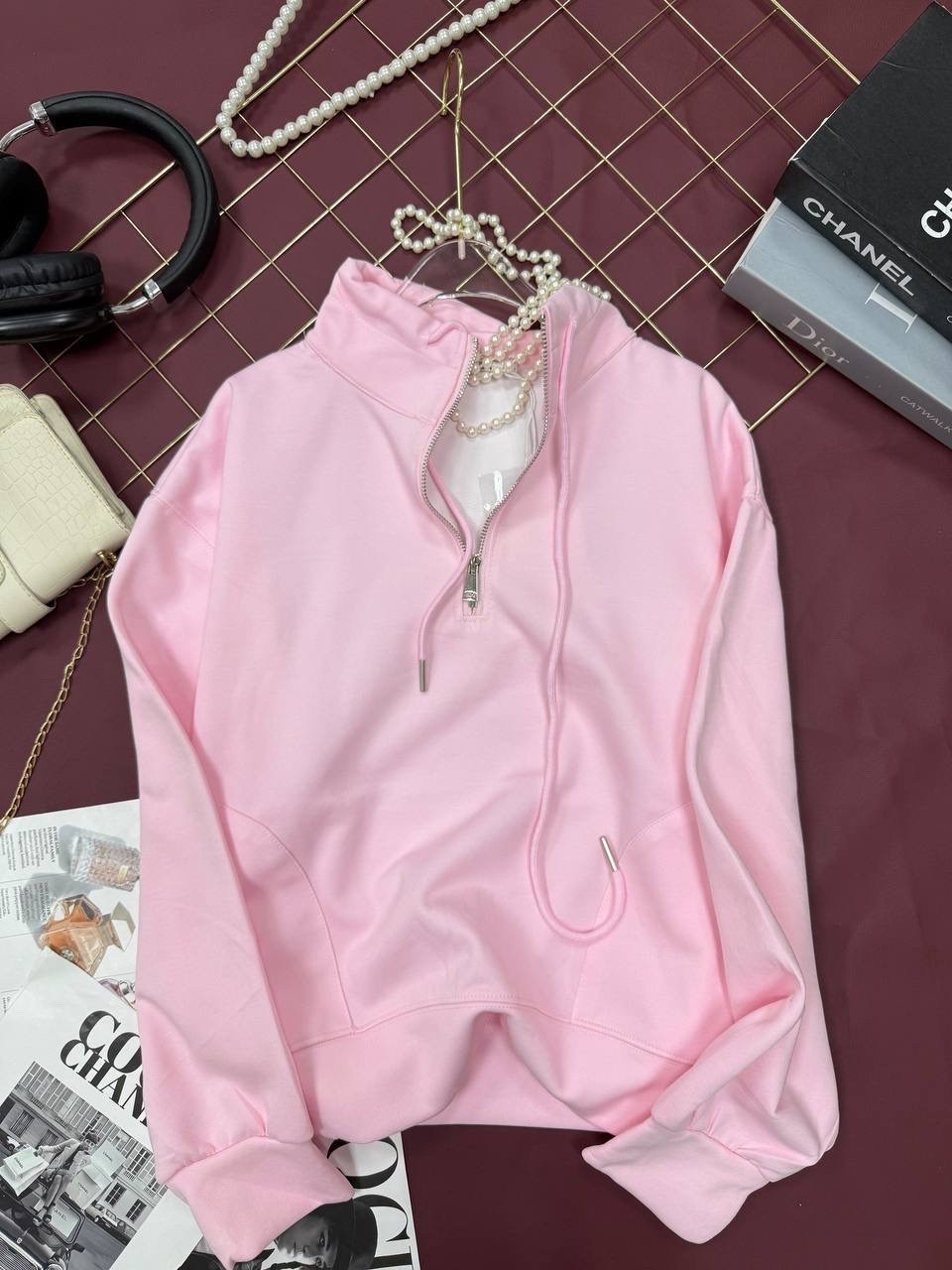 женский свитшот оверсайз,розовый свитшот,свитшот женский с начесом,свитшот женская,розовая толстовка