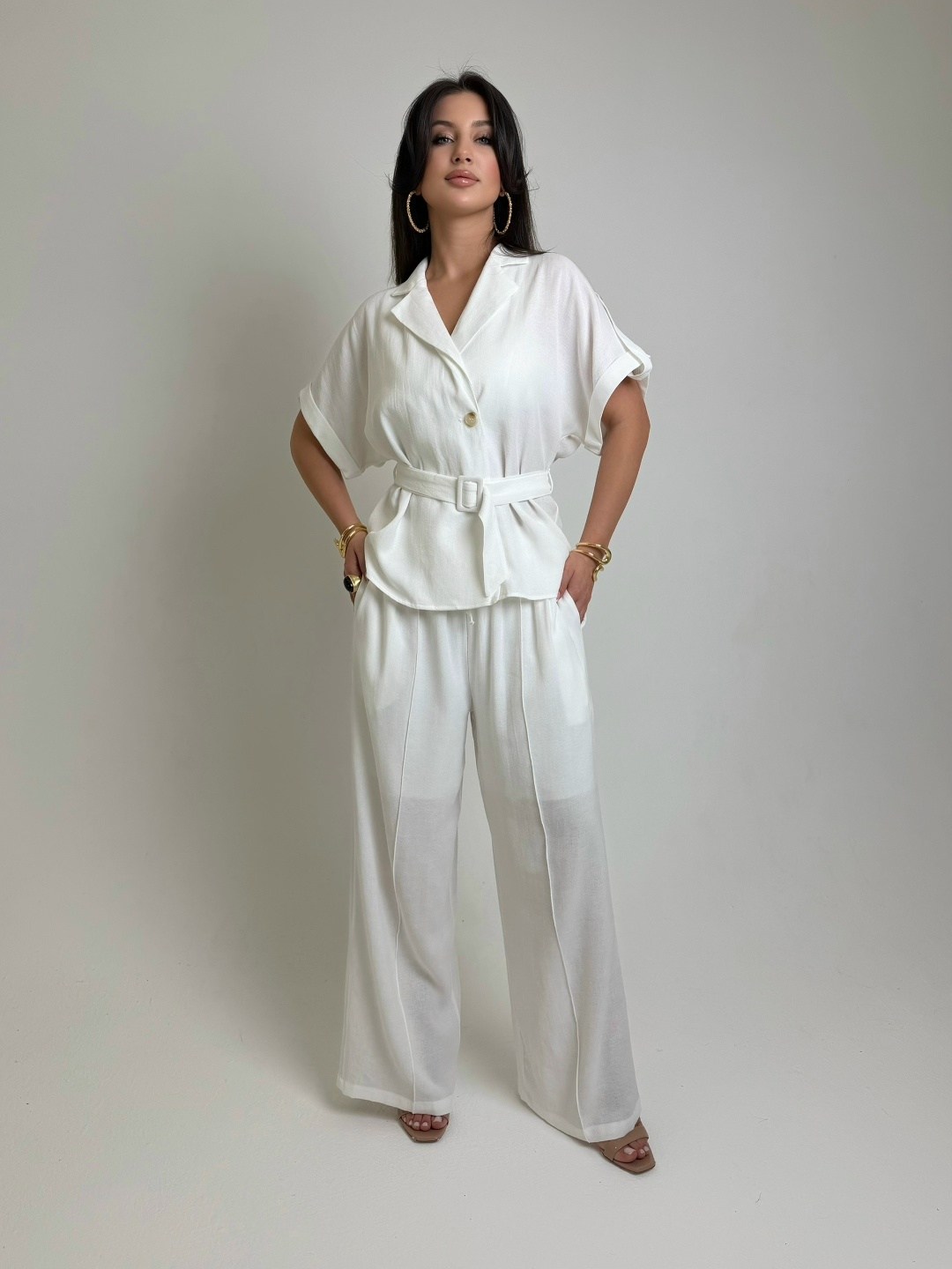костюм брючный белый,костюм белый,костюм молочный,летние костюмы,костюм с брюками