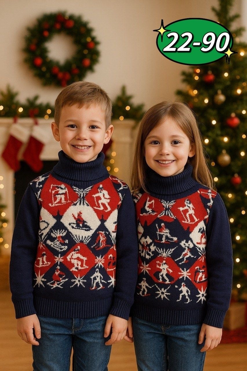 свитер детская,свитер детский с оленями,детский джемпер,свитер,свитера пуллтоник