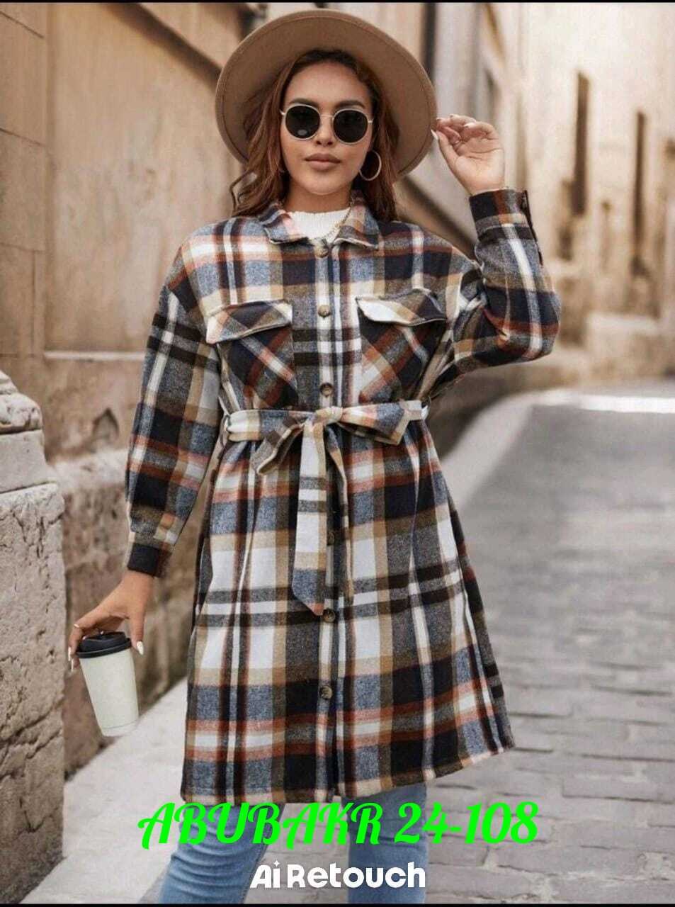 клетчатое пальто,пальто в клетку,пальто в клетку удлиненное,пальто в клетку женское,женское универсальное пальто с отложным воротником, длинное шерстяное пальто в клетку