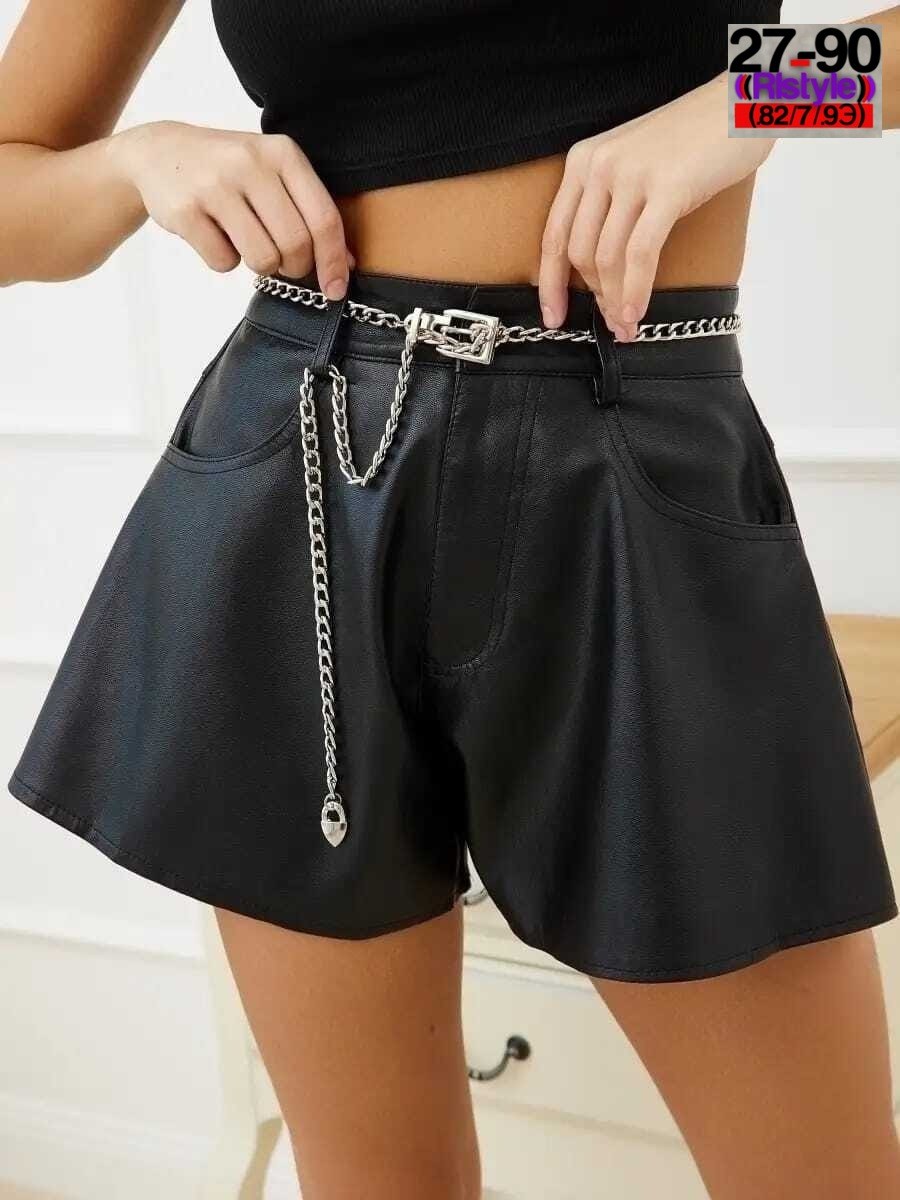 женские кожаные шорты,шорты женские из экокожи,шорты кожаные,шорты женские бренда maxadorre из экокожи,шорты женские