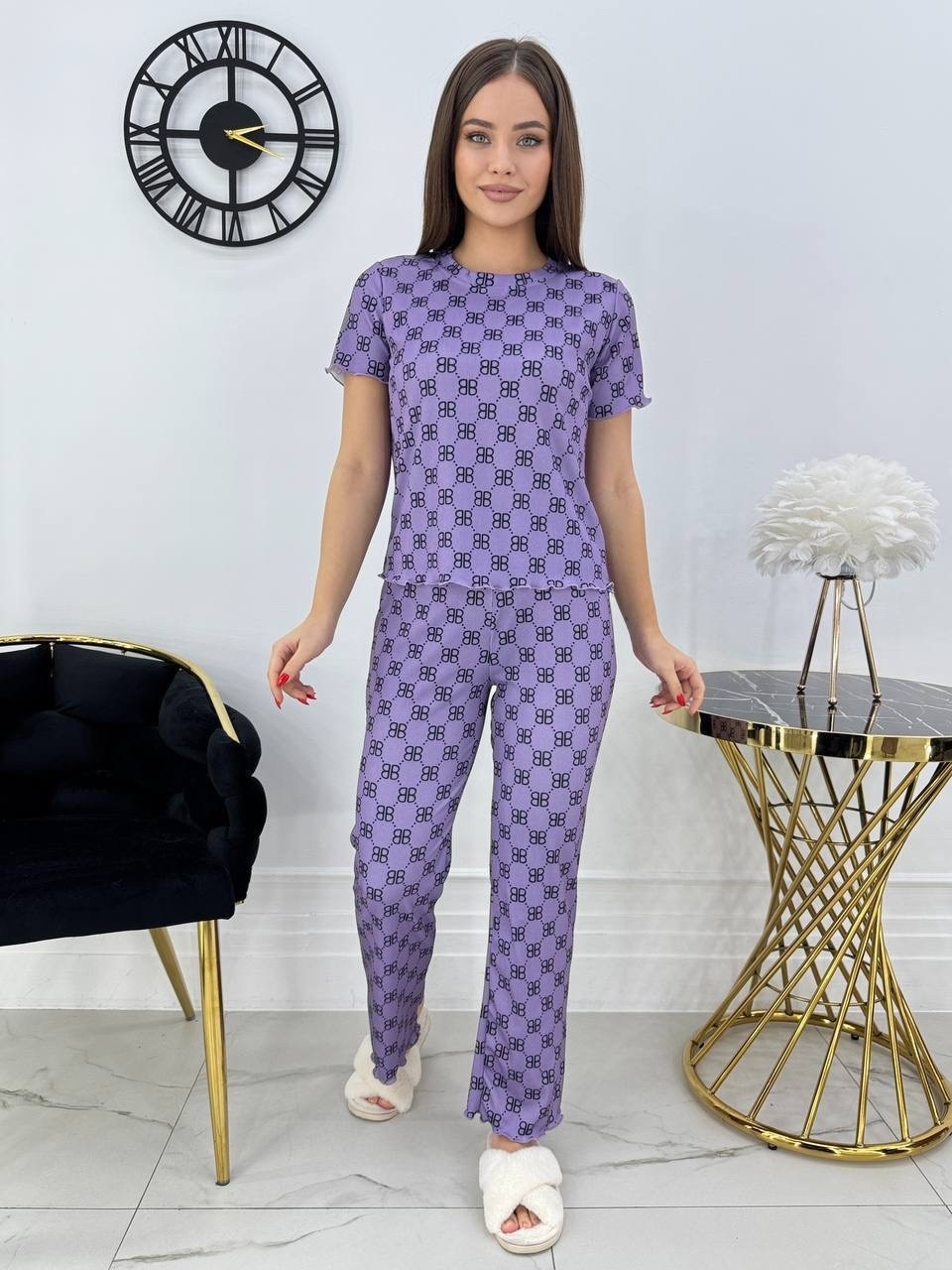 женская пижама,домашний костюм пижама,домашняя одежда пижама,пижама женская с брюками,костюм женский